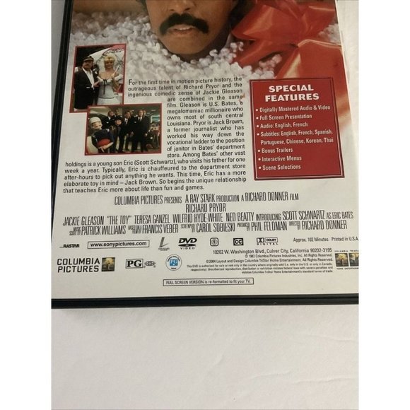 THE TOY (1982) DVD, 2001, Richard Pryor, Jackie Gleason Comedy - GOOD - Picture 5 of 6